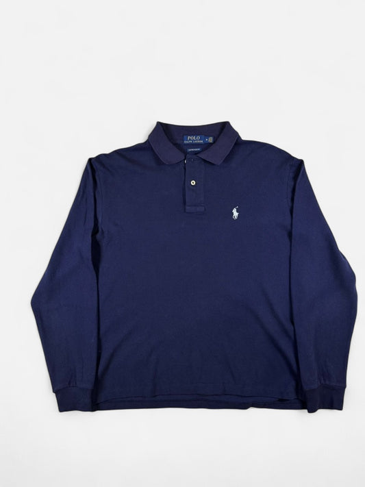 Ralph Lauren Blue Long Sleeve Polo